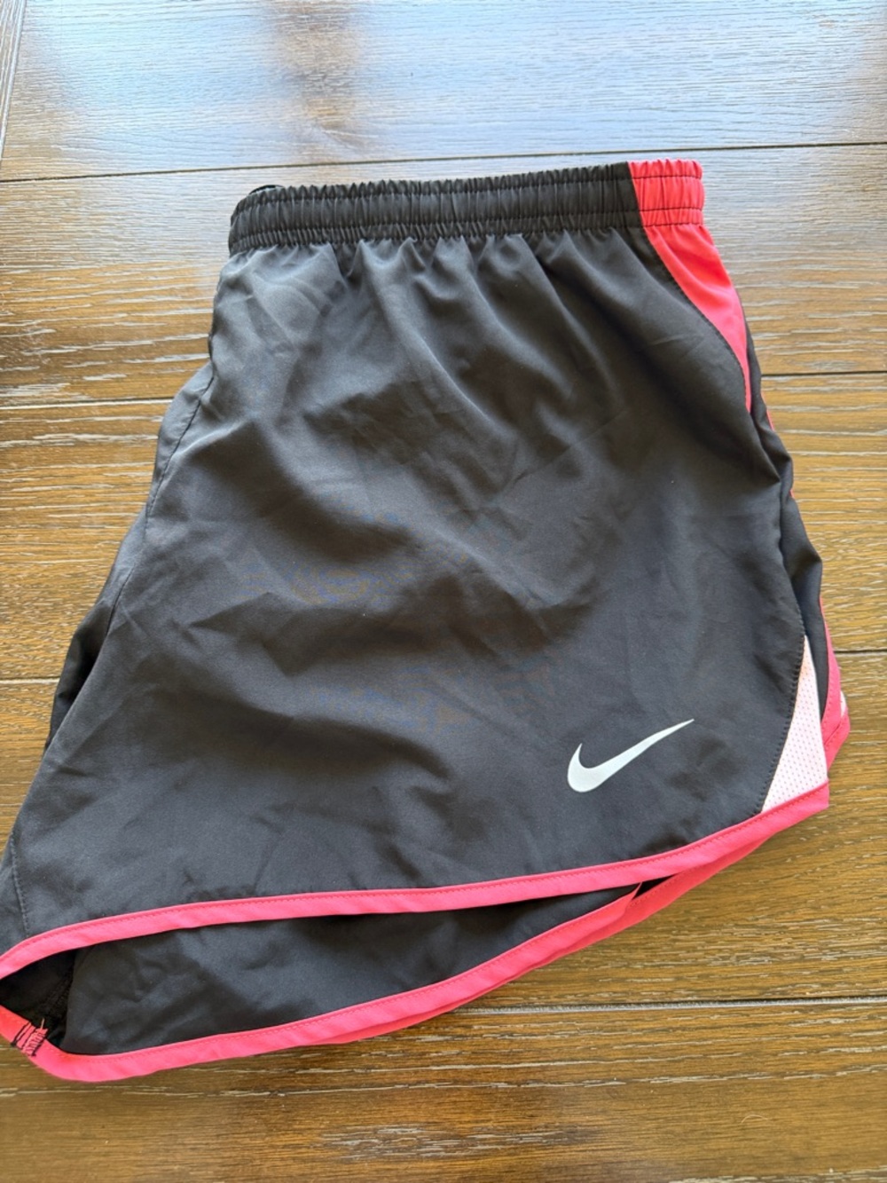 Nike Black Shorts with Pink Trim